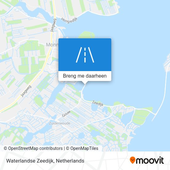 Waterlandse Zeedijk kaart