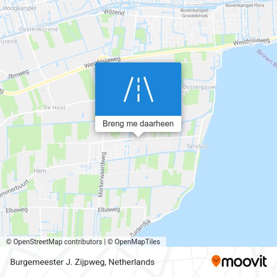 Burgemeester J. Zijpweg kaart