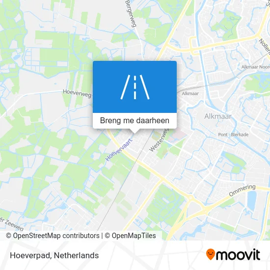 Hoeverpad kaart