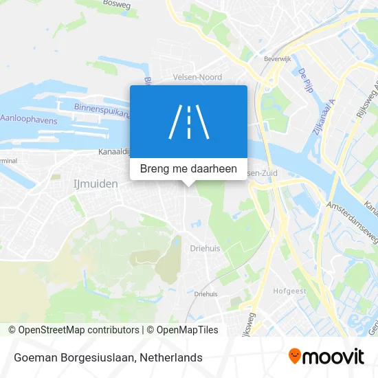 Goeman Borgesiuslaan kaart