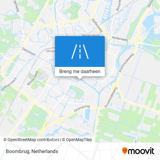 Boombrug kaart