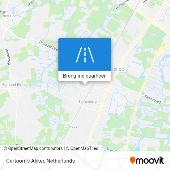 Gertoom's Akker kaart