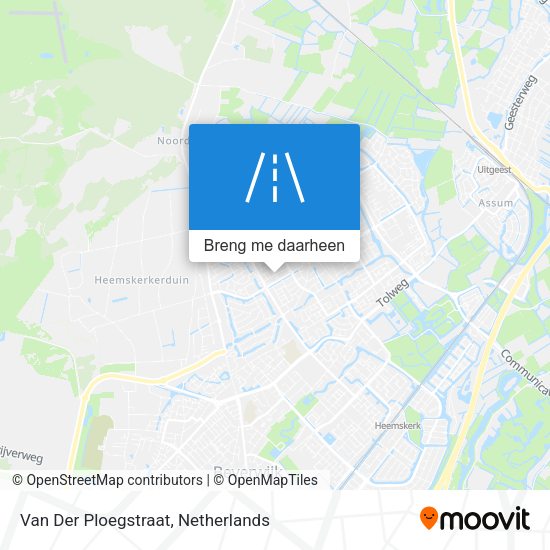 Van Der Ploegstraat kaart