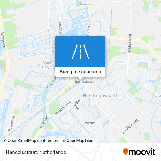Handelsstraat kaart