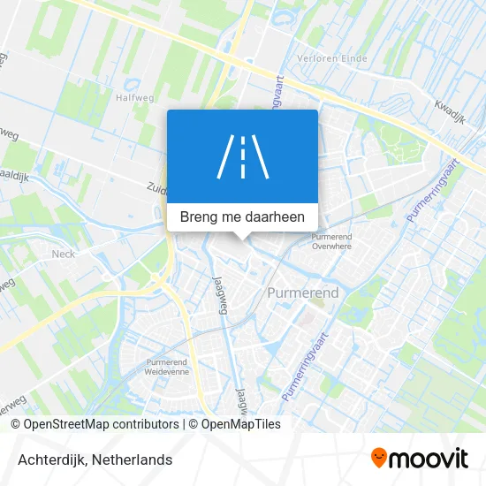 Achterdijk kaart