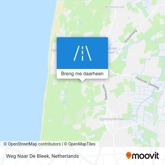 Weg Naar De Bleek kaart
