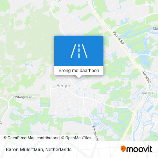 Baron Mulertlaan kaart