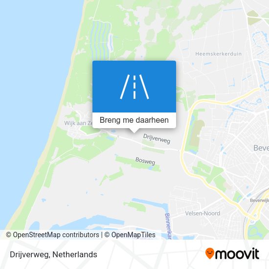 Drijverweg kaart