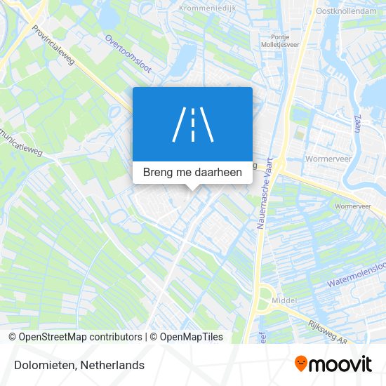 Dolomieten kaart
