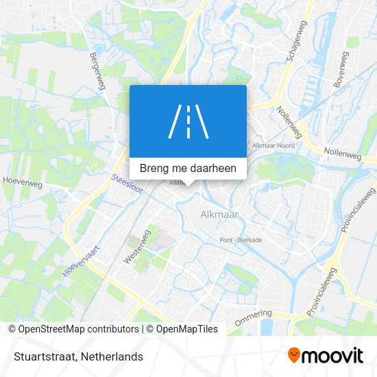 Stuartstraat kaart