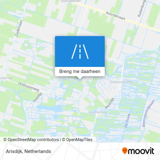 Arisdijk kaart