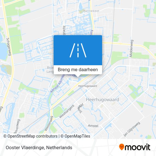 Ooster Vlaerdinge kaart