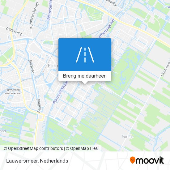 Lauwersmeer kaart