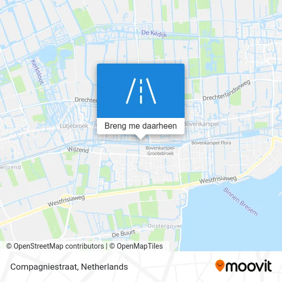 Compagniestraat kaart