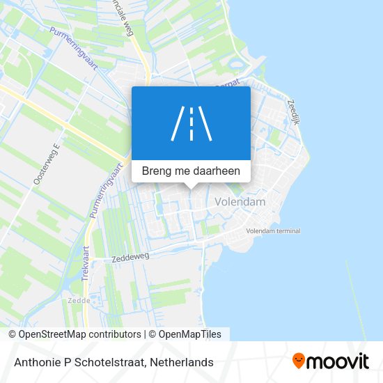 Anthonie P Schotelstraat kaart