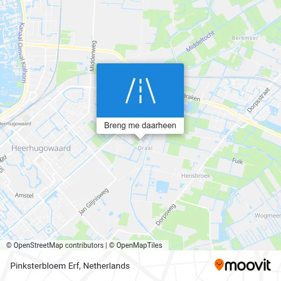 Pinksterbloem Erf kaart