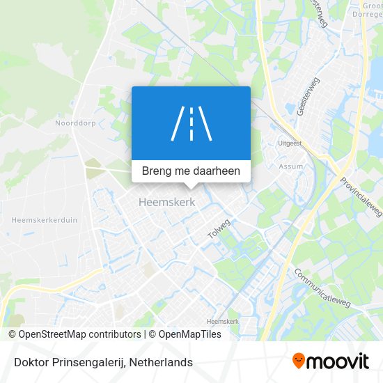 Doktor Prinsengalerij kaart