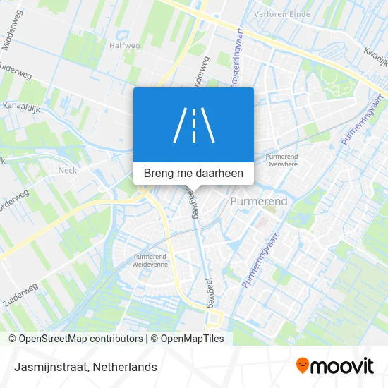 Jasmijnstraat kaart
