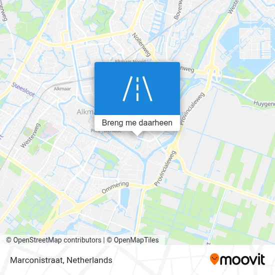 Marconistraat kaart