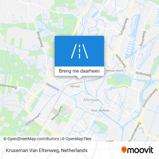 Kruseman Van Eltenweg kaart