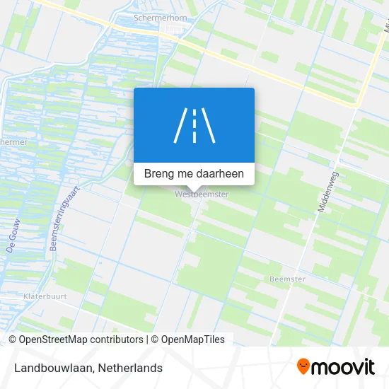 Landbouwlaan kaart