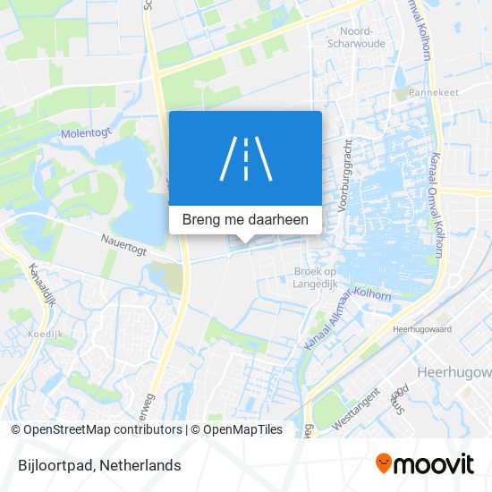 Bijloortpad kaart