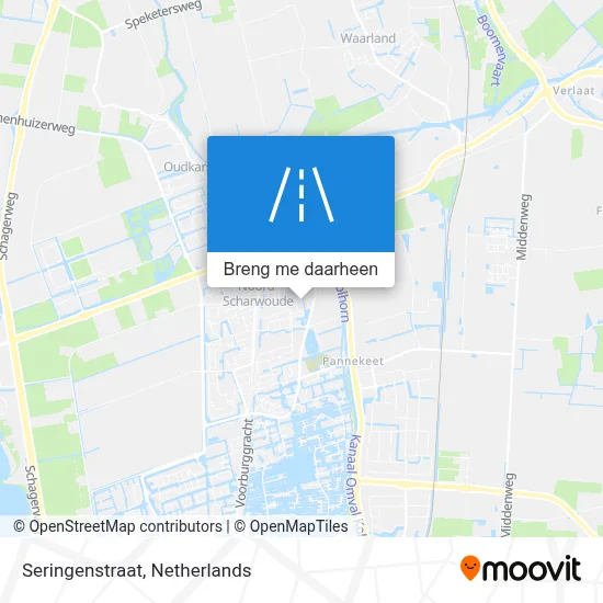 Seringenstraat kaart