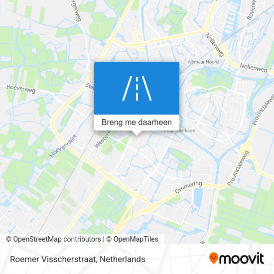 Roemer Visscherstraat kaart
