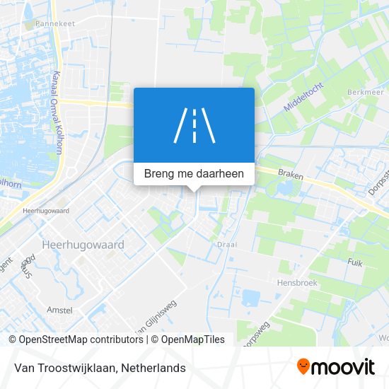Van Troostwijklaan kaart