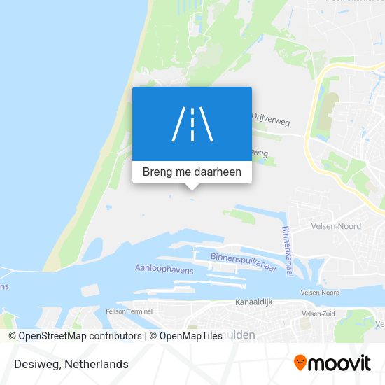 Desiweg kaart