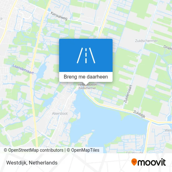 Westdijk kaart
