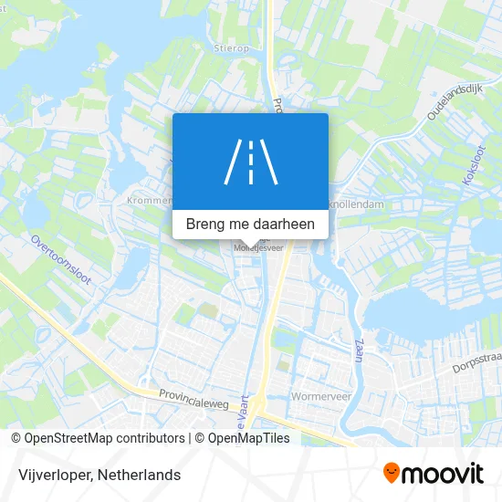 Vijverloper kaart