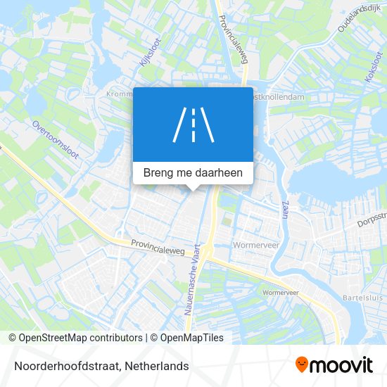Noorderhoofdstraat kaart