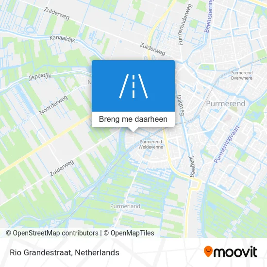 Rio Grandestraat kaart