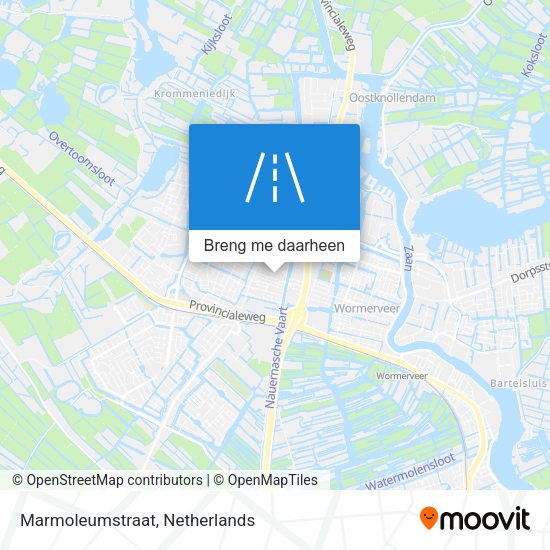 Marmoleumstraat kaart