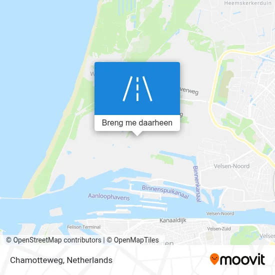 Chamotteweg kaart