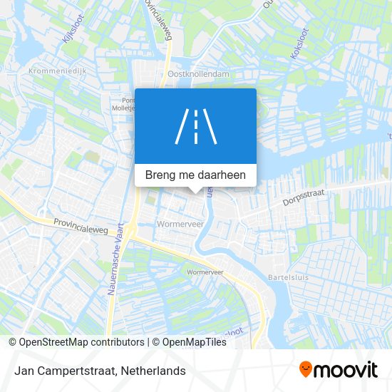 Jan Campertstraat kaart