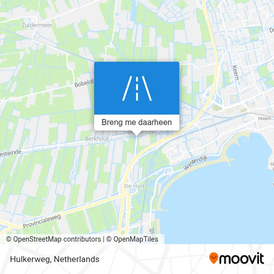 Hulkerweg kaart