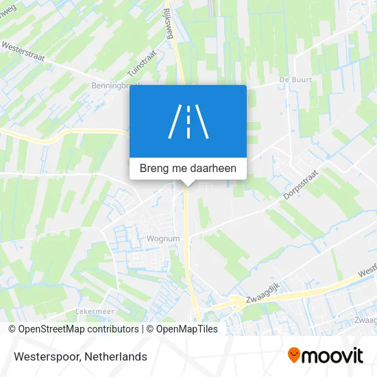 Westerspoor kaart