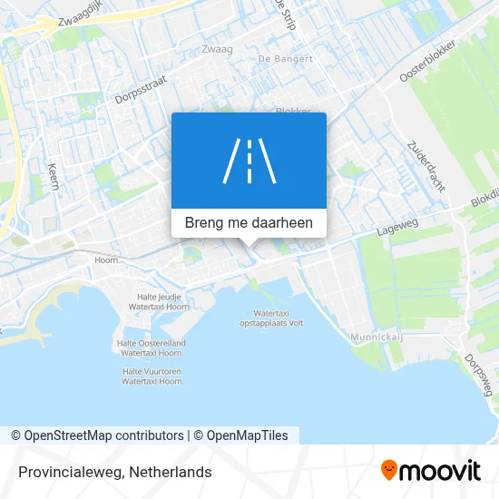 Provincialeweg kaart