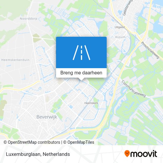 Luxemburglaan kaart