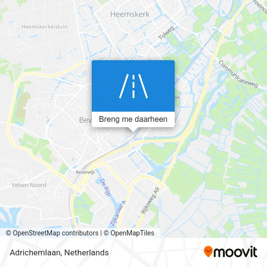 Adrichemlaan kaart
