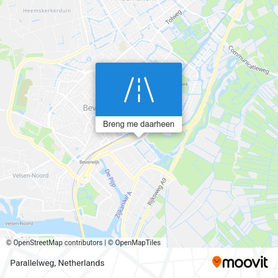 Parallelweg kaart