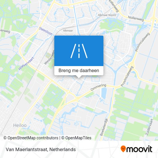 Van Maerlantstraat kaart