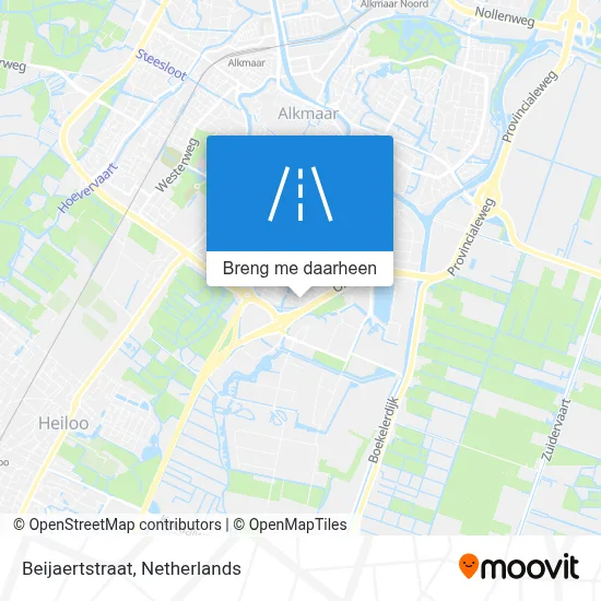 Beijaertstraat kaart