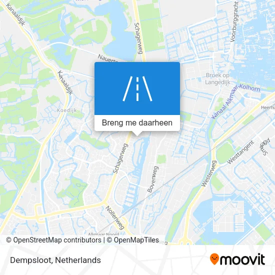 Dempsloot kaart