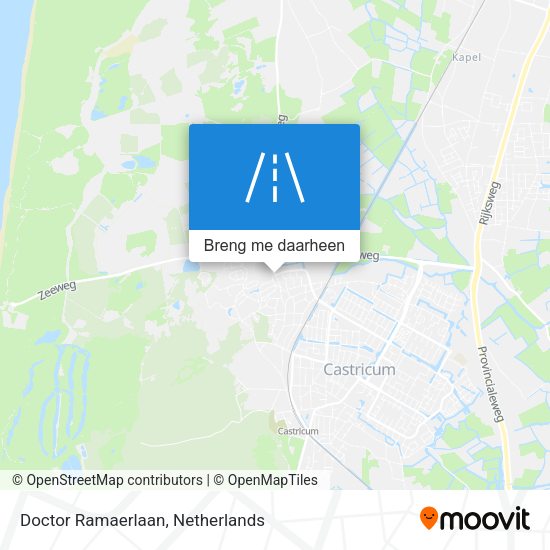 Doctor Ramaerlaan kaart