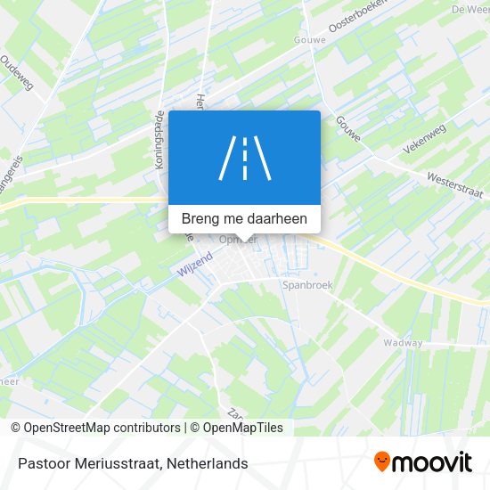 Pastoor Meriusstraat kaart