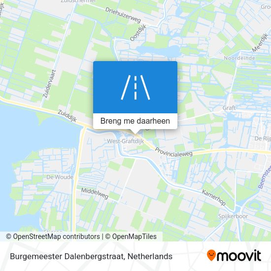 Burgemeester Dalenbergstraat kaart