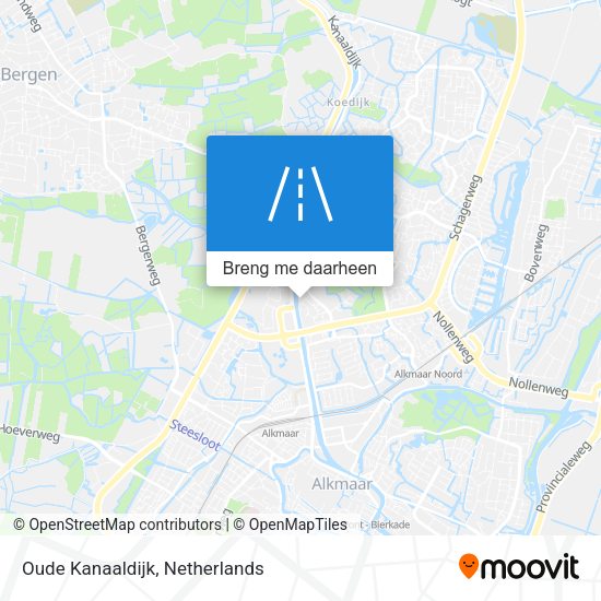 Oude Kanaaldijk kaart